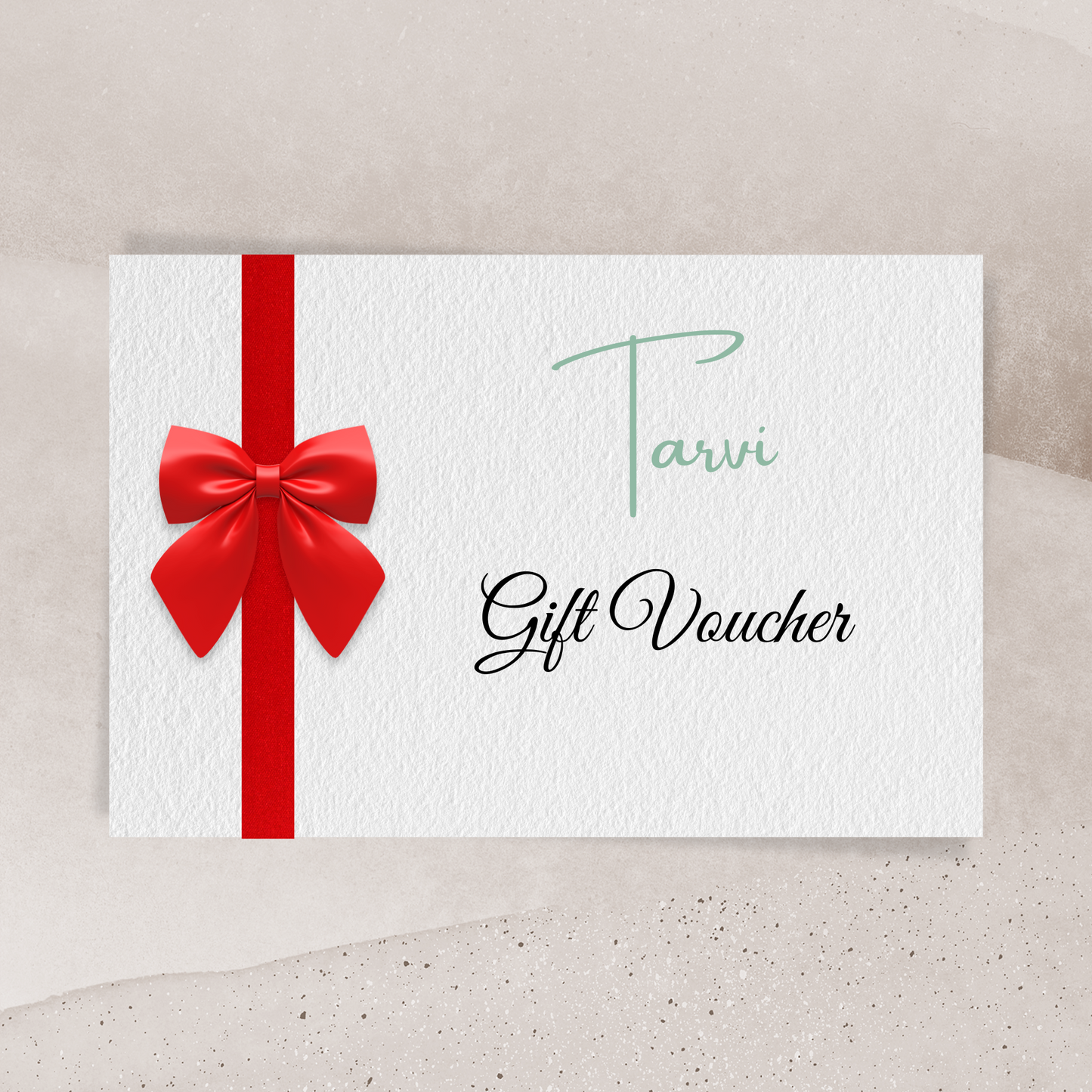 Tarvi Gift Voucher