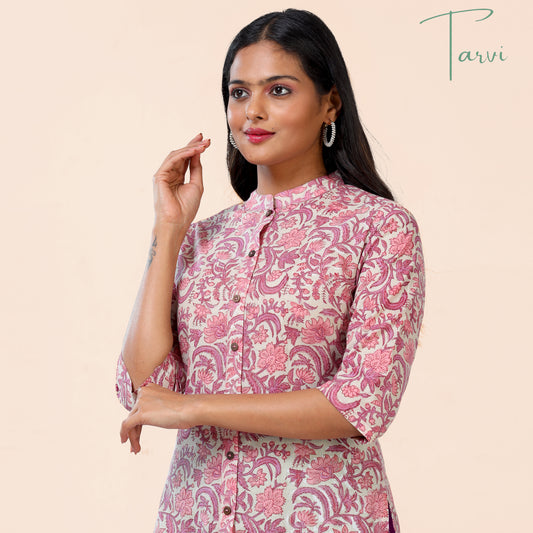 Premium Cotton Hand Block printed Kurti