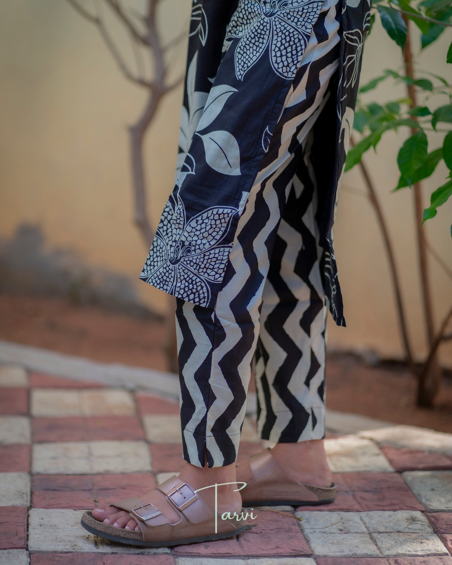 Black Pure Cotton Cord set