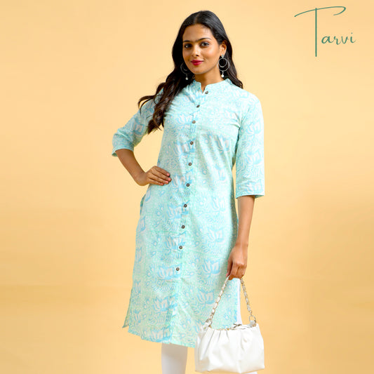 Premium Cotton Hand Block printed Kurti