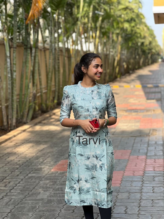 Elegant Manipuri Silk Kurti with cotton lining