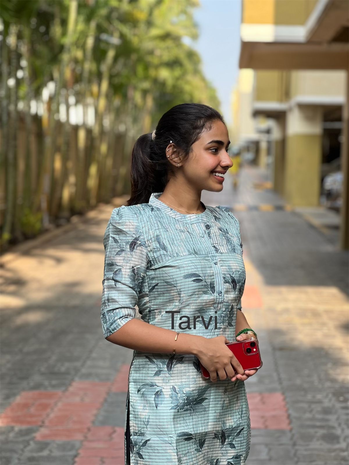 Elegant Manipuri Silk Kurti with cotton lining