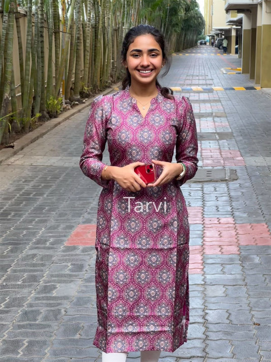 Elegant Manipuri Silk Kurti