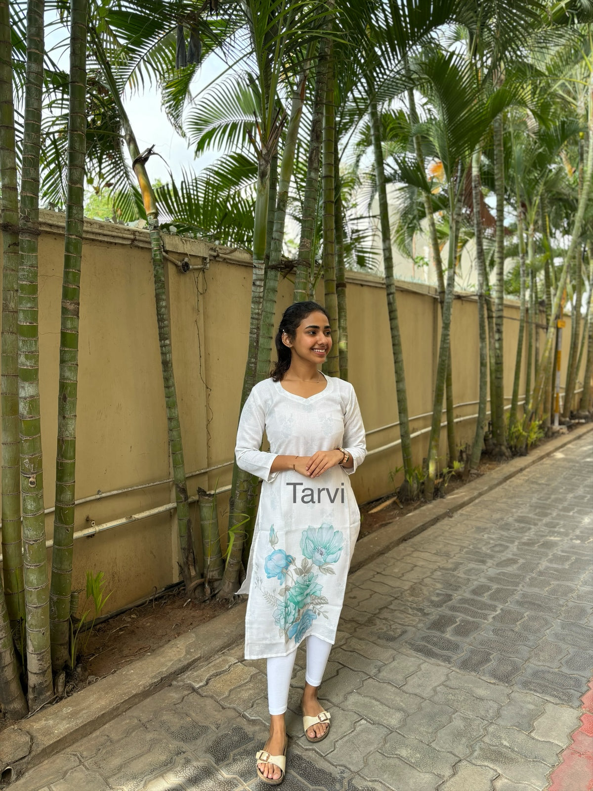 Linen Kurti with Cotton Lining