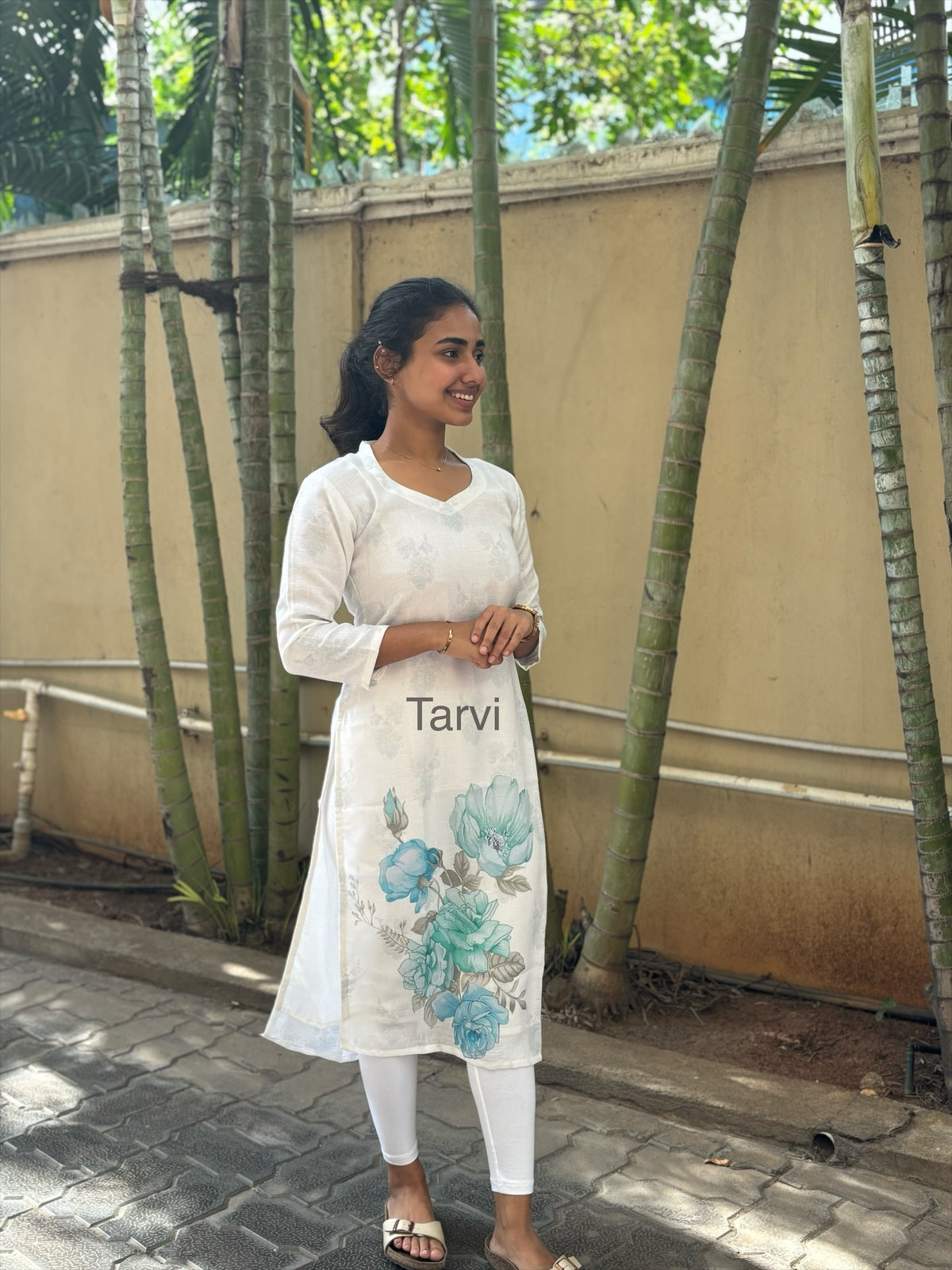 Linen Kurti with Cotton Lining